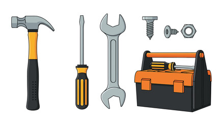 A collection of essential tools for any DIY enthusiast or professional handyman.