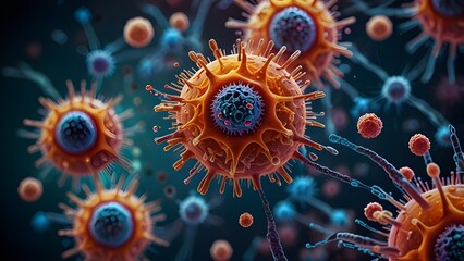 human brain with dna