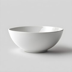 empty white bowl