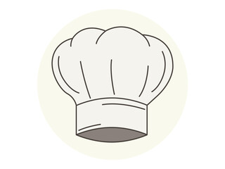Chef hat icon. Restaurant icon design. Simple vector icon. Vector illustration.