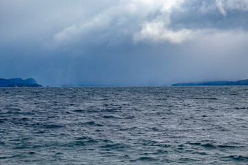 sea and sky San Carlos de Bariloche, Civic Center, Patagonia Argentina glacial lake Nahuel Huapi