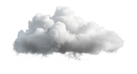 A fluffy. white cloud suspended in a clear blue sky. creating a serene atmosphere that evokes feelings of tranquility and peace. ideal for use in nature-themed designs or backgrounds