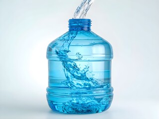 Clean drink water concept