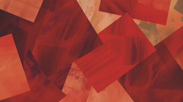 Abstract background texture with overlapping deep red geometric shapes