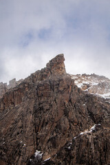 snow covered mountain  Cerro Catedral San Carlos de Bariloche Patagonia Argentina
