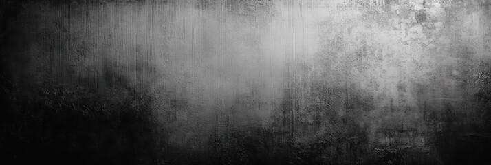 scratched concrete wall texture with dark moody gradient, vertical streaks and worn industrial patina conveying an ominous empty atmosphere