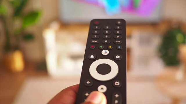 Control smart TV with easy to use remote
