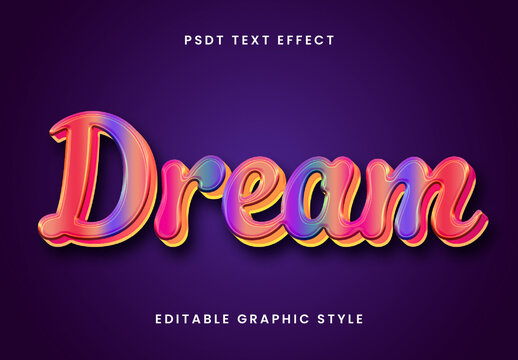 Pink And Purple Shiny Colourful Text Effect Gradient Script Font