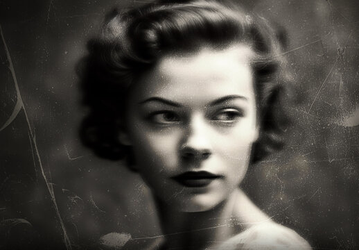 Black And White CineOil Cinematic Paint Photo Effect