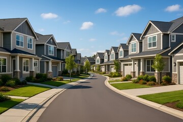 houses on the street