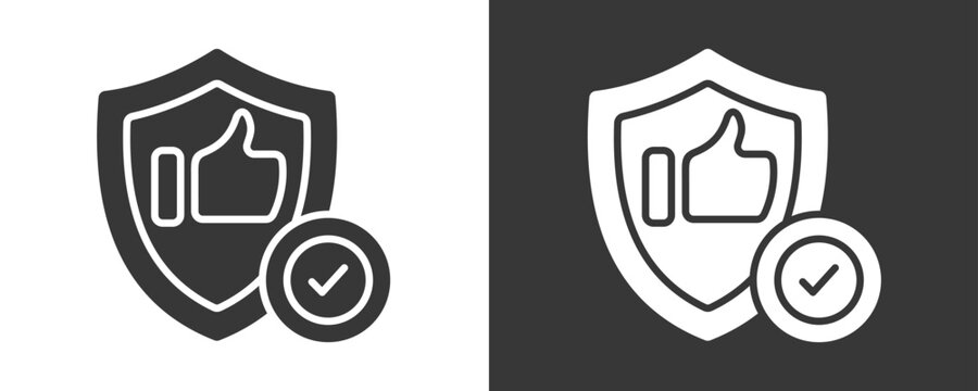 Reliability Icon Set Vector Collection Isolated In Black And White