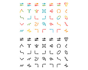 Abstract Symbol Icons – Color and Line Variants
A unique set of 36 abstract icons in color, grayscale, thick line, and bold styles. Ideal for UI/UX, cognitive design, branding, and creative interfaces