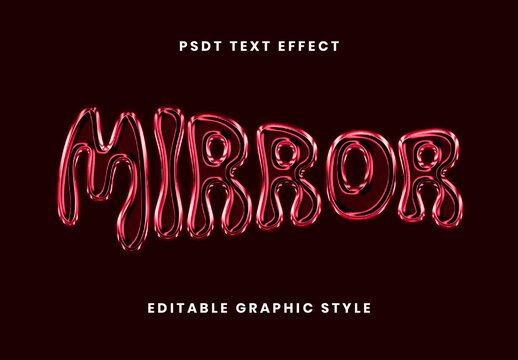 Liquid Glass Text Effect