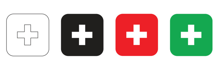 cross, medical, healthcare, plus, symbol, first, aid, help, health, sign, care, emergency, doctor, hospital, clinic