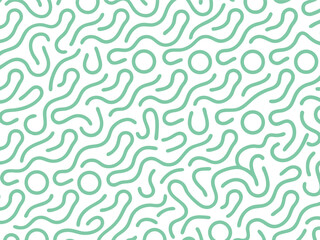 Wavy organic line pattern