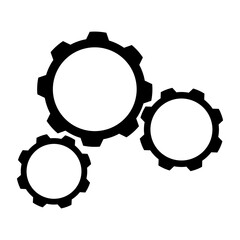 A multi-gear rotational layout featuring small and medium gears in coordinated motion. Great for automation themes, industrial process visuals, engineering concepts, and system optimization.