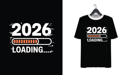 2026 Loading Text Design With Progress Bar And Stripes typography