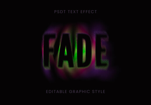 Noisy Backlit Blur Text Effect
