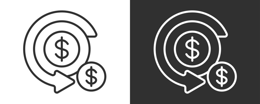 Buyback Icon Set Vector Collection Isolated In Black And White