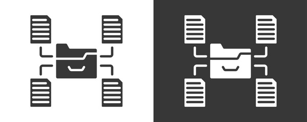 Data Modelling Icon Set Multiple Style Collection