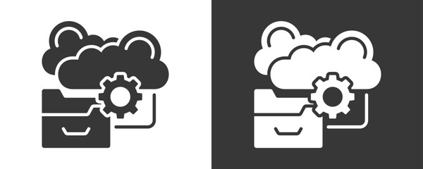 Data Migration Icon Set Multiple Style Collection
