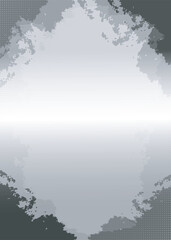 Abstract black and white background shape or vector grayscale backdrop wallpaper for flyer banner design