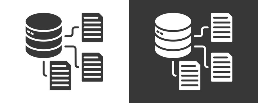 Data Classification Icon Set Multiple Style Collection
