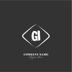 vector GI illustration of a logo for a company background abstract