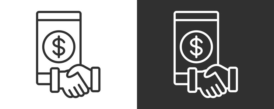 Trustworthiness Icon Set Vector Collection Isolated In Black And White