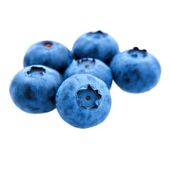 Obraz premium Fresh Blueberries Close View — PNG 
