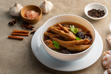 Chicken Feet in Five Spices Soup,is a flavorful and collagen-rich dish, popular in Chinese and Thai cuisine.