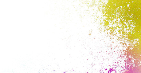 An exciting explosion of color brings energy and vibrant life to a blank canvas A colorful splatter