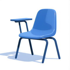 Blue office chair