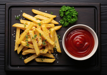 Assiette de Frites et Sauce
