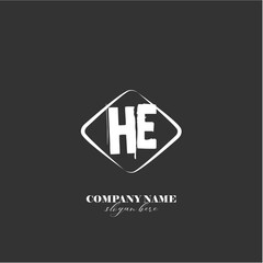 vector HE illustration of a logo for a company background abstract