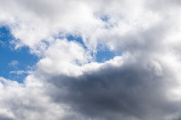 Obraz premium beautiful blue sky with clouds Sky with clouds weather nature cloud blue. Blue sky with clouds