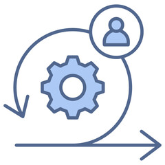 Methodology Blue Icon