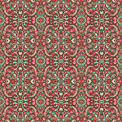 Dynamic Pop Art Christmas Seamless Pattern – Candy Canes, Comic Text, Holiday Doodles