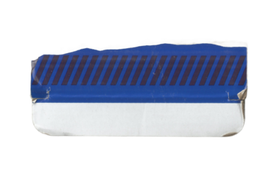 Blue and White Striped Torn Packaging Texture Background