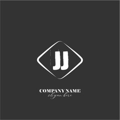 vector JJ illustration of a logo for a company background abstract