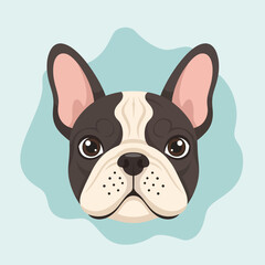 Adorable French Bulldog Portrait Captivating Expression and Charming Features.