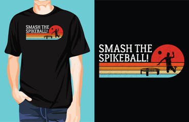 Smash the Spikeball! t-shirt design