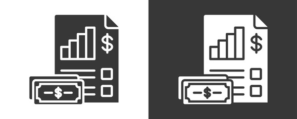 Fee Icon Set Vector Collection Isolated In Black And White