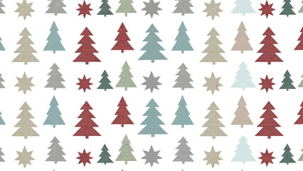 Festive Christmas Tree Pattern A Holiday Forest Design for Seasonal Celebrations