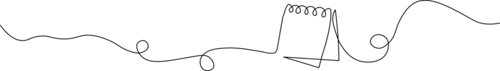 Elegant minimal line art showing a calendar and abstract shapes, representing time and planning, great for modern designs and creative projects
