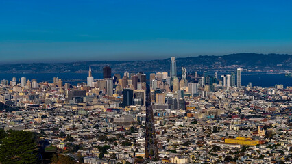 4k View Over San Francisco, California