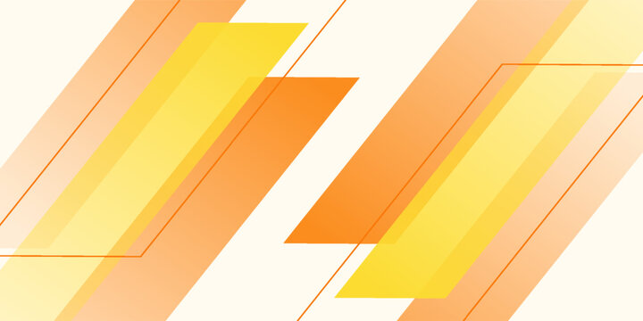 Abstract yellow and orange geometric background with modern diagonal lines. Suit for banner, web, brochure, pamflet and presentation