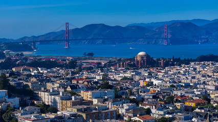 4k View Over San Francisco, California