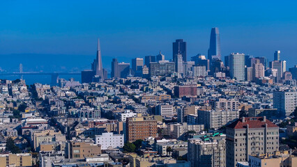 4k View Over San Francisco, California