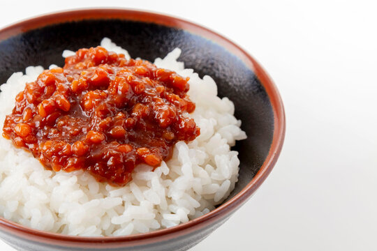 もろみ味噌とご飯